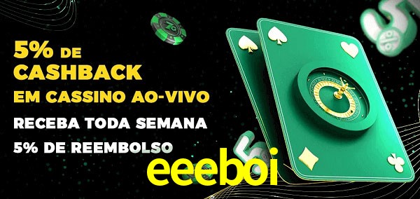 Promoções do cassino ao Vivo eeeboi